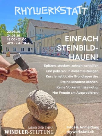 Rhywerkstatt – Einfach Steinbildhauen