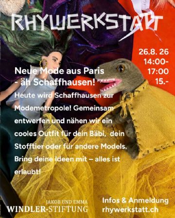 Rhywerkstatt – Neue Mode aus Paris!