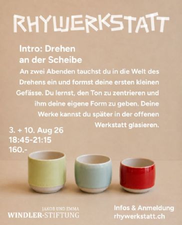 Rhywerkstatt – Intro Drehscheibe