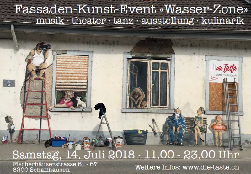 Fassaden-Kunst-Event «Wasser-Zone»