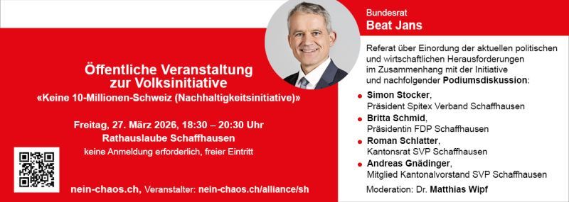Volksinitiative «Keine 10-Millionen-Schweiz (Nachhaltigkeitsinitiative)»