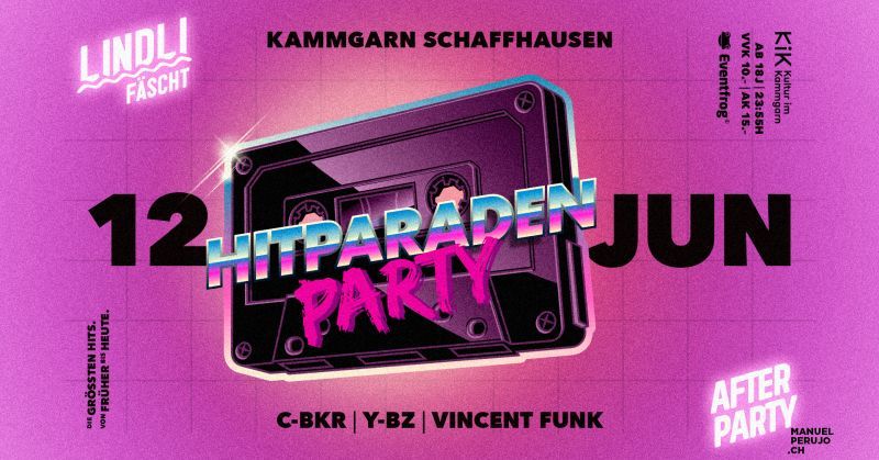Lindlifäscht 2026 Afterparty x Kammgarn – TICKETS ZU GEWINNEN!