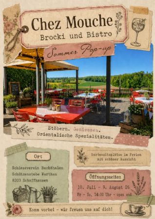Chez Mouche Brocki & Bistro - Sommer Pop-up
