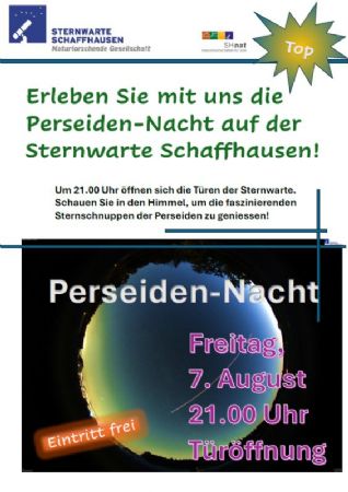 Perseidennacht auf der Sternwarte