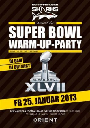 Super Bowl Warm Up Party