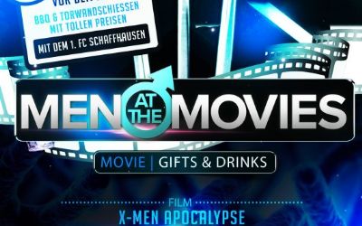 Men at the movies 