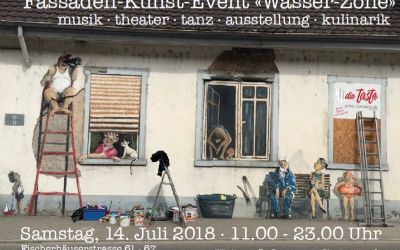 Fassaden-Kunst-Event «Wasser-Zone»