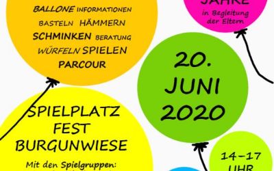 Spielplatzfest Burgunwiese Neuhausen am Rheinfall