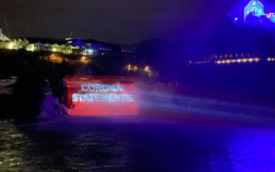 Kunstprojekt AUF dem Rheinfall