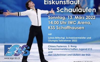 Eiskkunstlauf: Schaulaufen