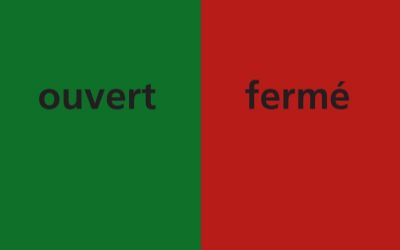 Ouvert - «fermé»