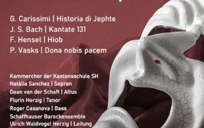 Dona nobis pacem - Friedenskonzert des Kammerchors der Kantonsschule Schaffhausen