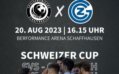 Fussball: Schweizer Cup: SVS Herren 1 - Grasshopper Club Zürich