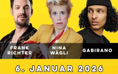 Raiffeisen Comedy Zischtig - Frank Richter, Nina Wägli und Gabirano