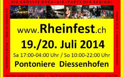 Rheinfest 2014 Pontoniere Diessenhofen